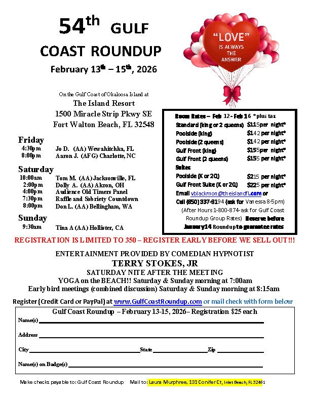 Gulf Coast Roundup Flyer