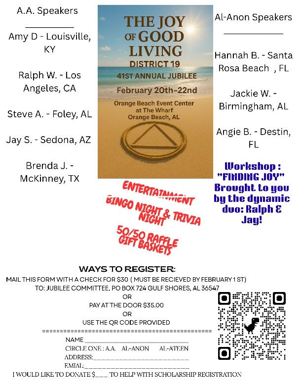 Gulf Shores Jubilee Flyer