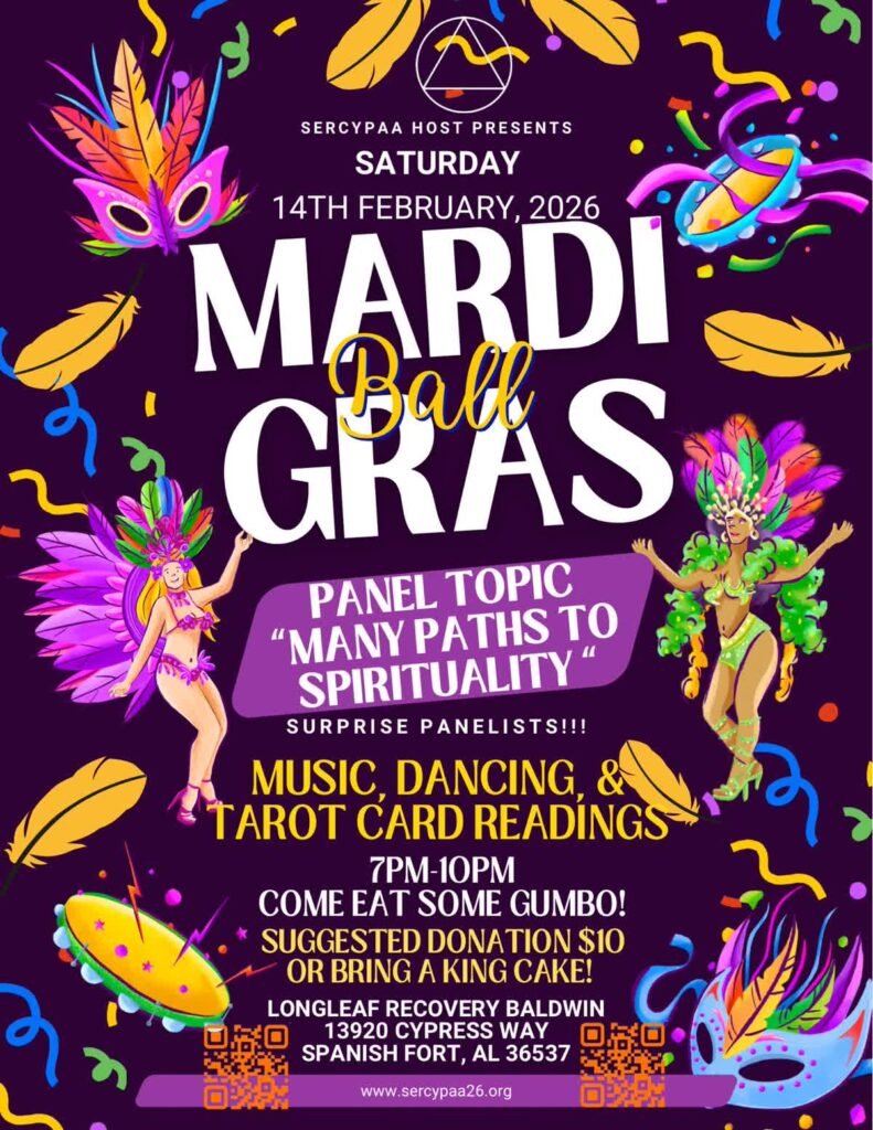 Mardi Gras Ball Flyer